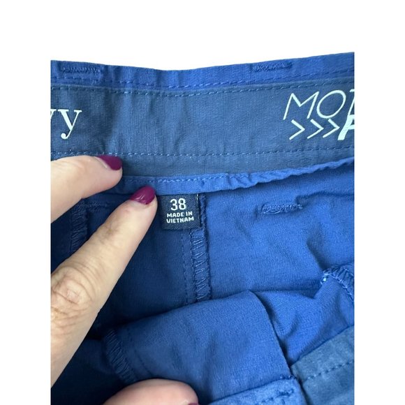 CROWN & IVY Men's Motion Flex Blue Casual Shorts Size 38 - Picture 6 of 8